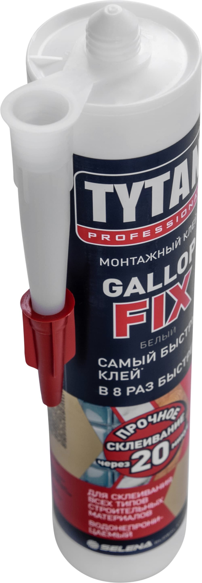 Клей монтажный TYTAN Professional Gallop Fix белый 290 мл